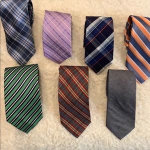 Lot of 7 Stafford Ties